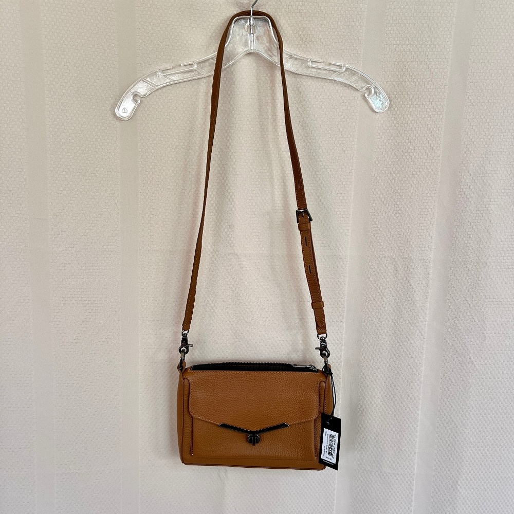 Botkier Valentina Crossbody  Handbag Leather Coffee NWT